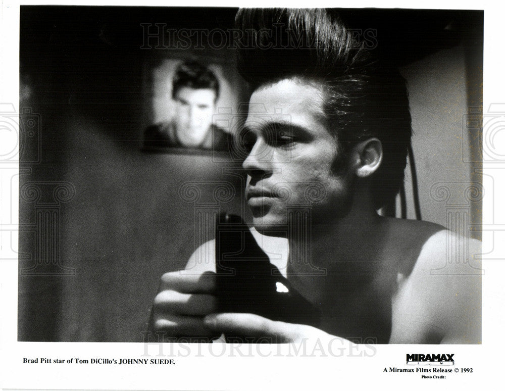 Press Photo Brad Pitt actor  film producer Shawnee - Historic Images