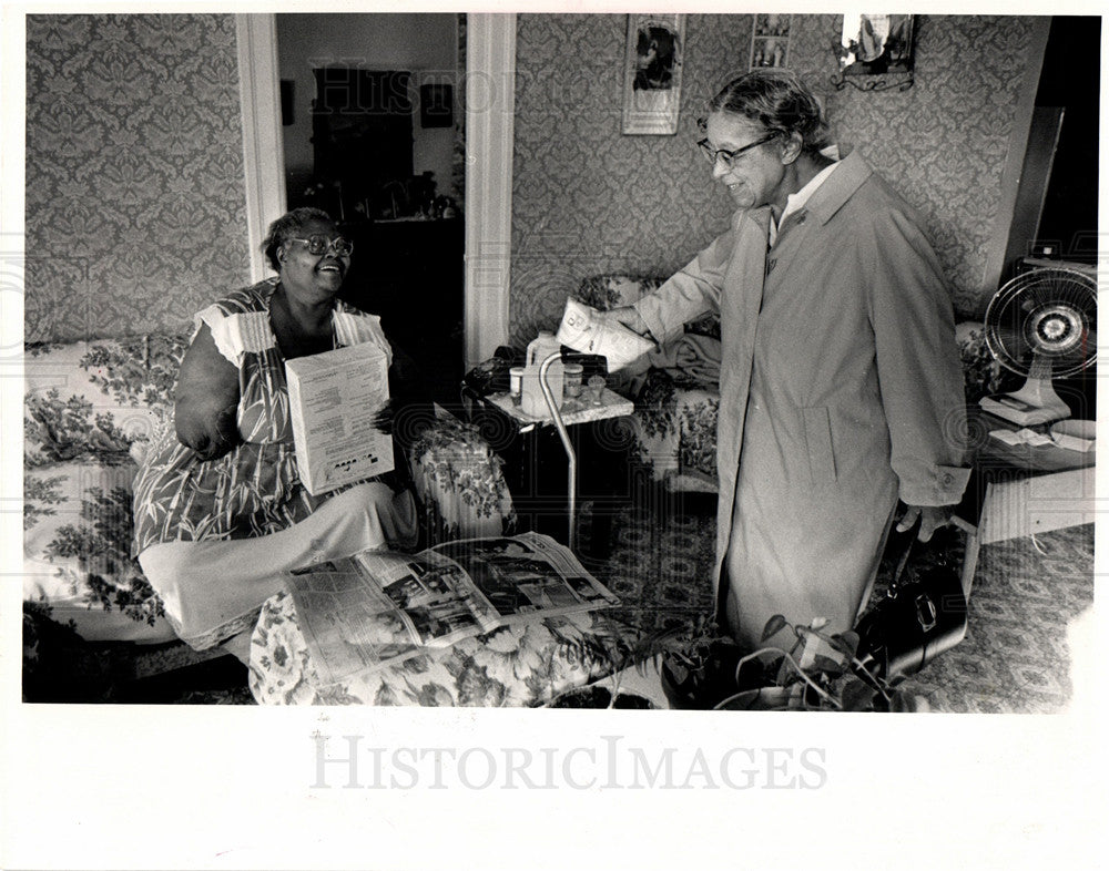 1983 Press Photo Katie Plant A Real Blessing - Historic Images