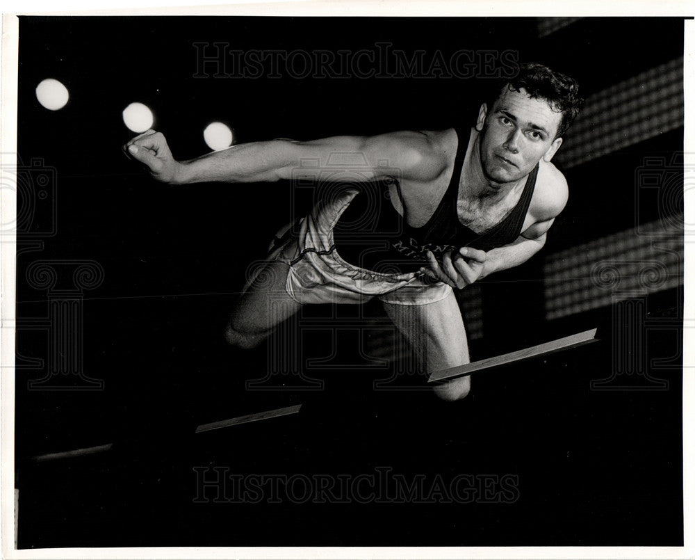 1954 Press Photo Jim Podoley Washington Redskins NFL - Historic Images