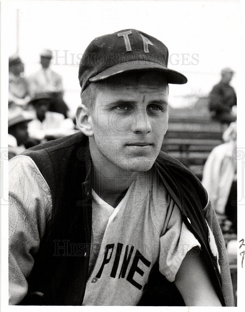 1957 Press Photo Gary Baseball Pitcher - Historic Images