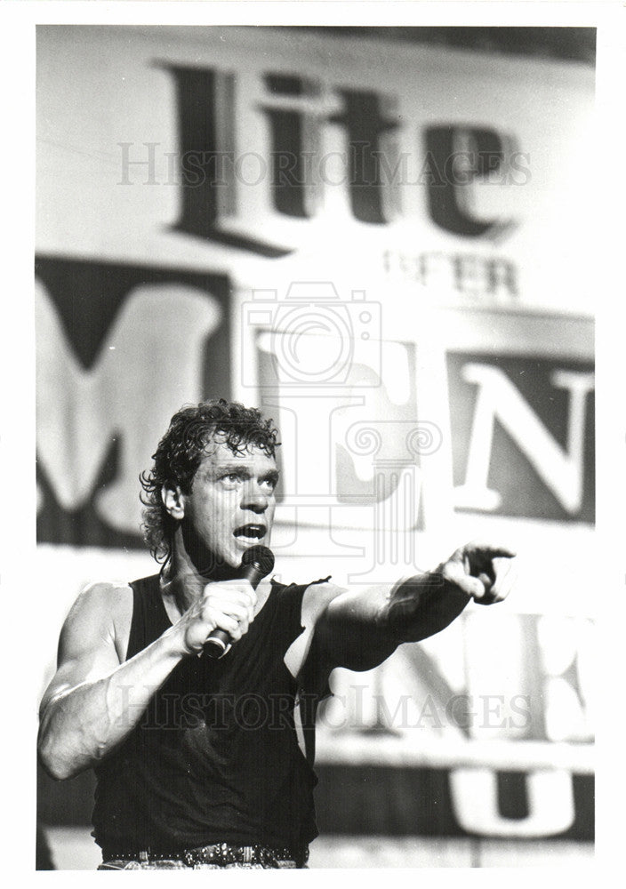 1987 Press Photo Joe Piscopo American comedian actor - Historic Images