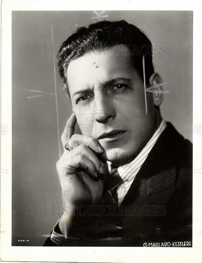 1937 Press Photo Ezio Pinza basso opera singer New York - Historic Images