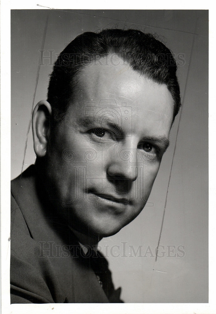 1942 Press Photo Virgil Pinkley United Press manager - Historic Images