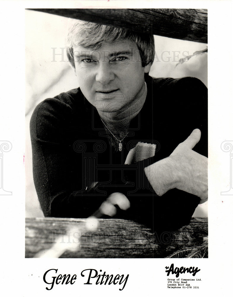 1987 Press Photo Gene Pitney Singer - Historic Images