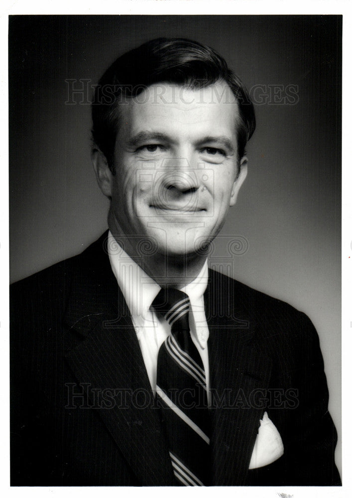 1983 Press Photo Richard Platt First Fed Bank VP - Historic Images