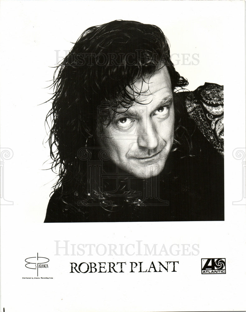 1990 Press Photo Robert Plant - Historic Images