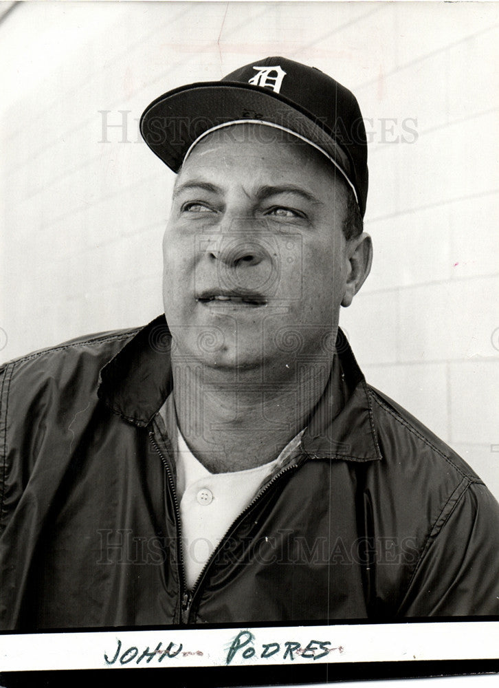 1967 Press Photo John Podres Baseball Pitcher - Historic Images