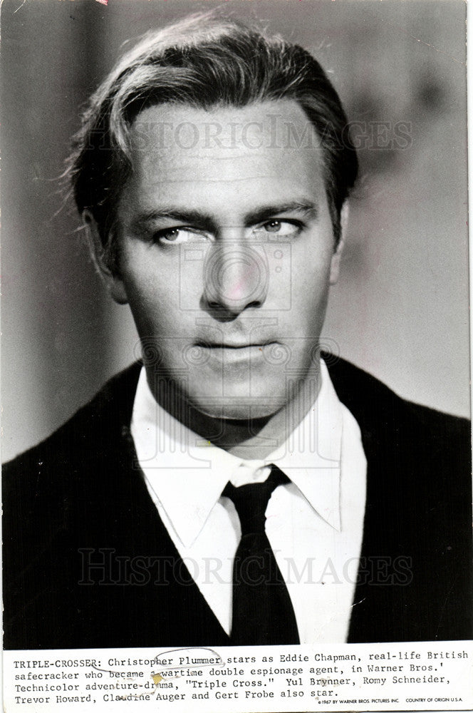 1982 Press Photo Christopher Plummer  Actor - Historic Images