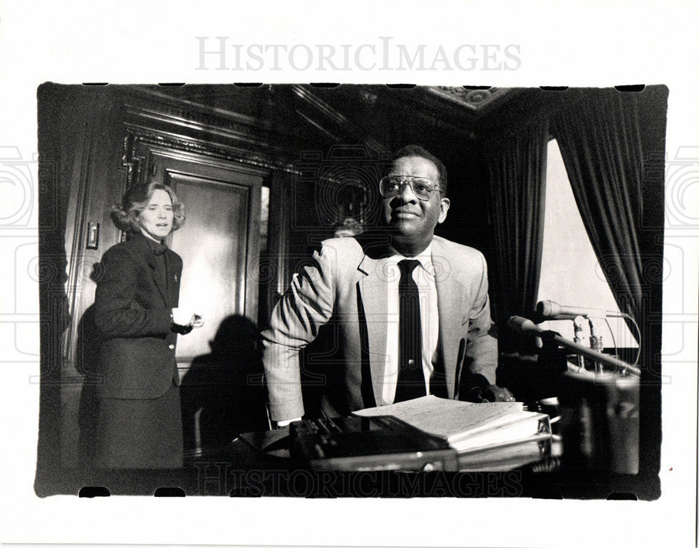 1990 Press Photo Superintendent John W. Porter - Historic Images