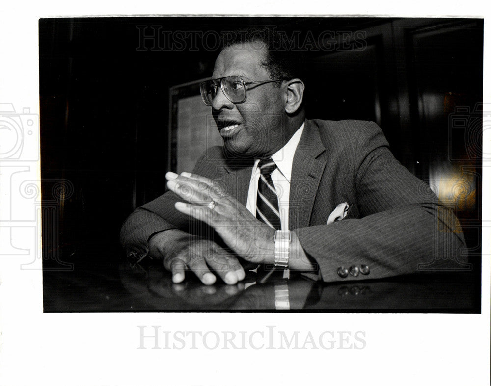 1991 Press Photo John Porter Michigan School Education - Historic Images