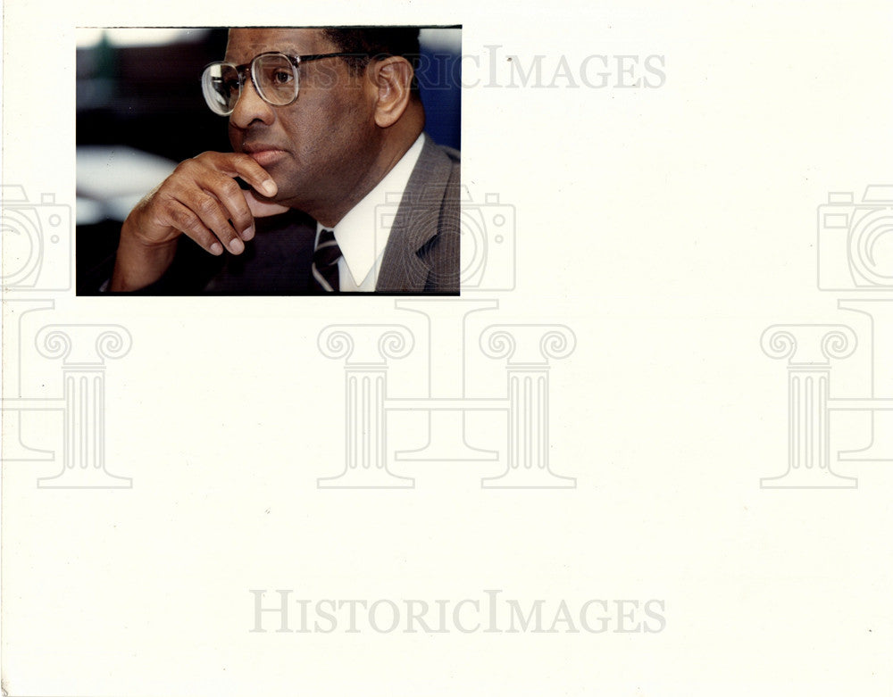 1991 Press Photo School Superintendent John Porter - Historic Images