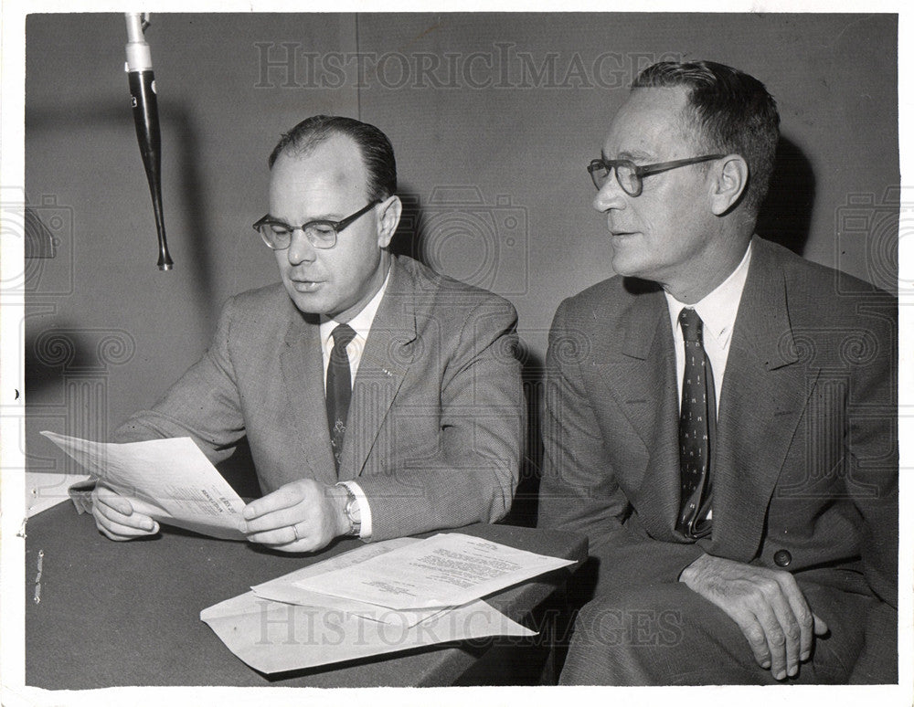 1961 Press Photo Charles E. Potter U.S.  Representative - Historic Images