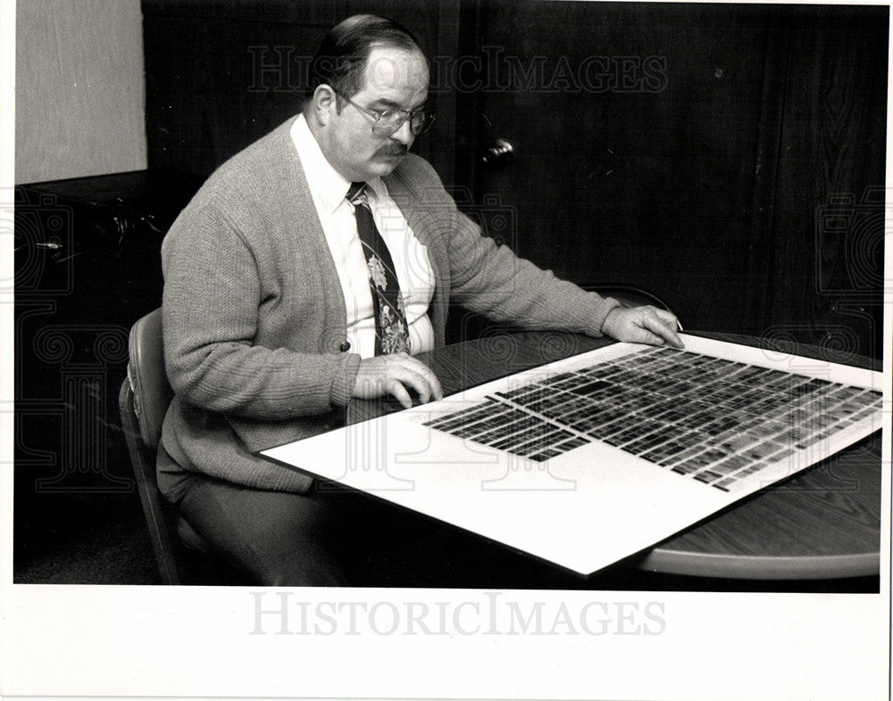 1989 Press Photo Art Potter director Detroit Alliance - Historic Images