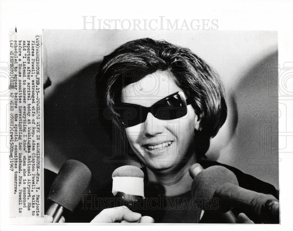 1967 Press Photo Adam Clayton Powell  Politician - Historic Images