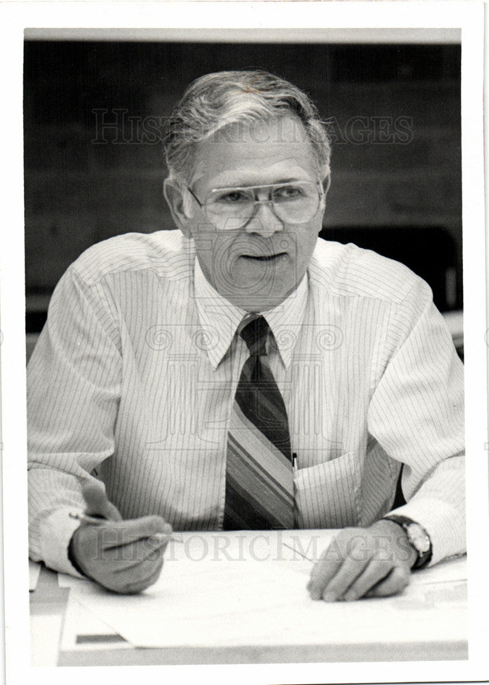 1980 Press Photo Samuel Popkin Albert Kahn Associates - Historic Images