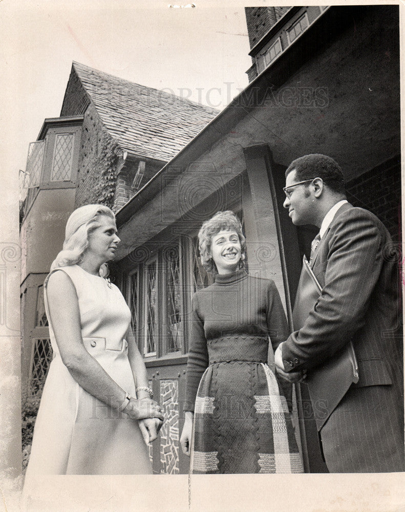 1971 Press Photo John Porter Henry Woodhouse Detroit - Historic Images