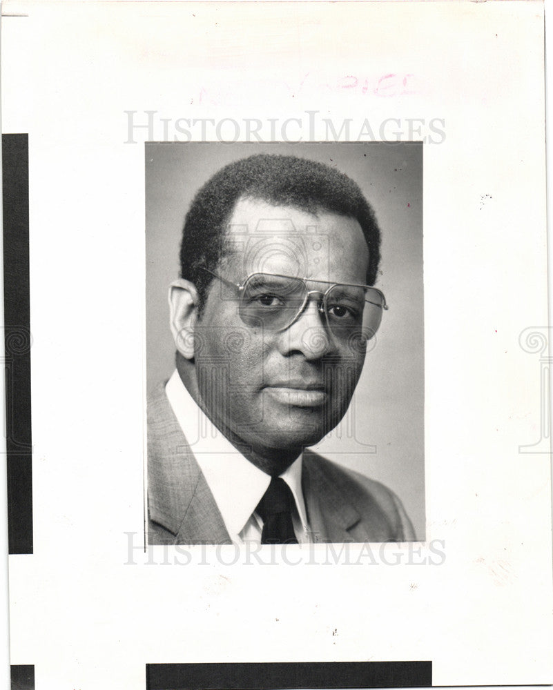 1989 Press Photo John W. Porter educationist - Historic Images