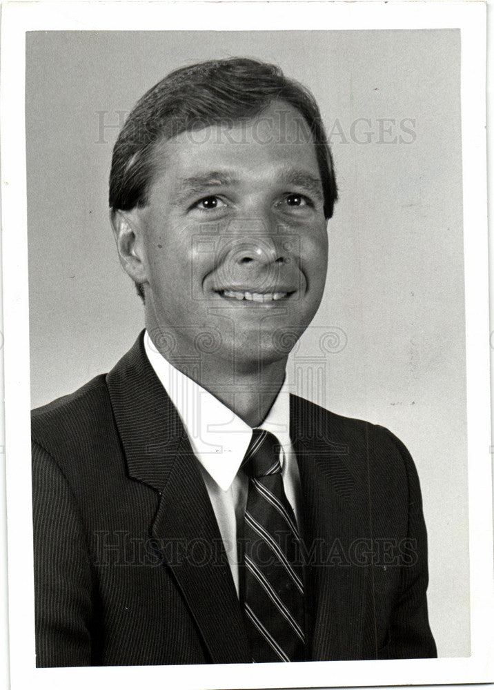 1988 Press Photo Dick Posthumus politician Michigan - Historic Images