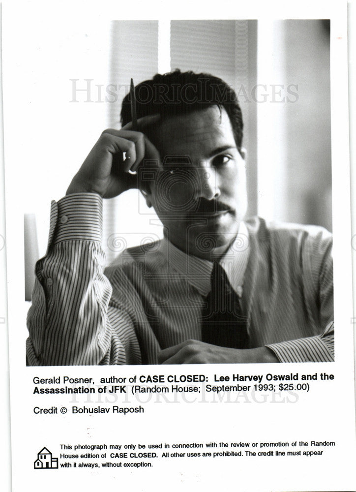 1993 Press Photo Gerald Pone, author - Historic Images