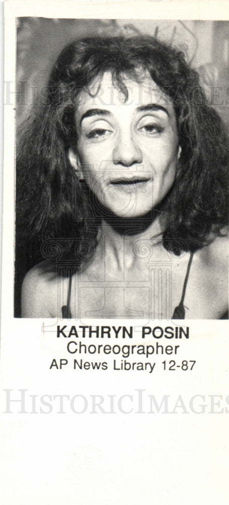 1987 Press Photo kathryn posin - Historic Images