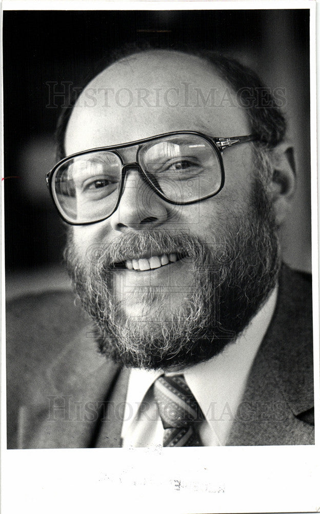 1983 Press Photo WXYT Leonard Portner health radio - Historic Images