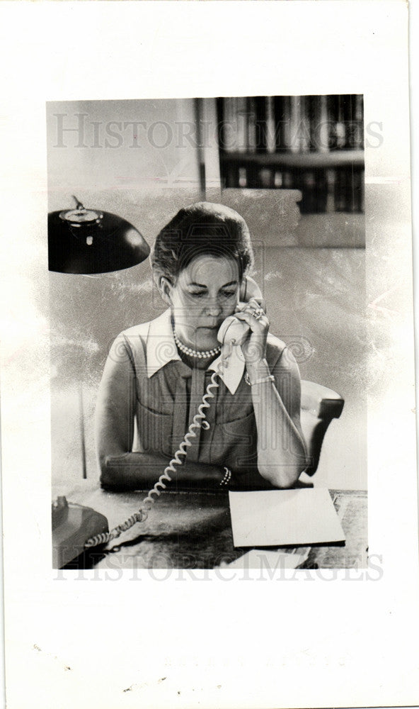 1969 Press Photo Sylvia Porter American journalist. - Historic Images