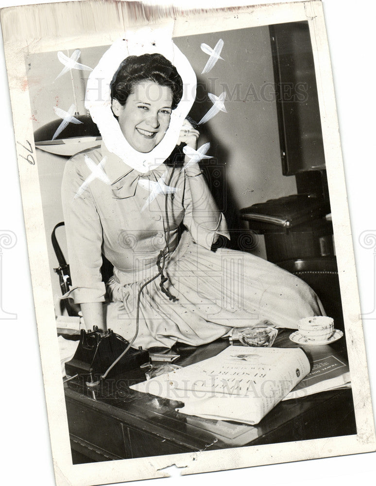 1955 Press Photo Sylvia Porter - Historic Images