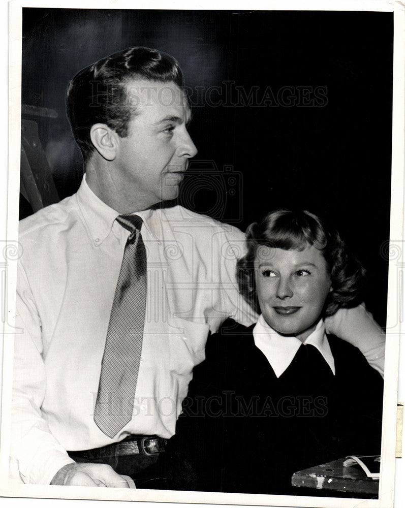 1959 Press Photo Dick Powell Actor - Historic Images