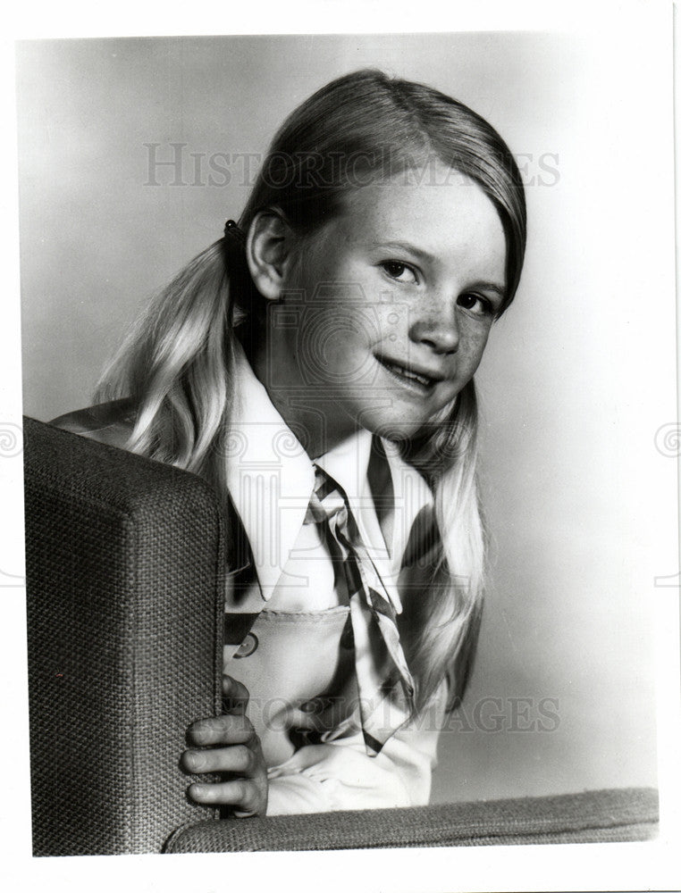 1971 Press Photo Angela Powell CBS Dick van Dyke - Historic Images