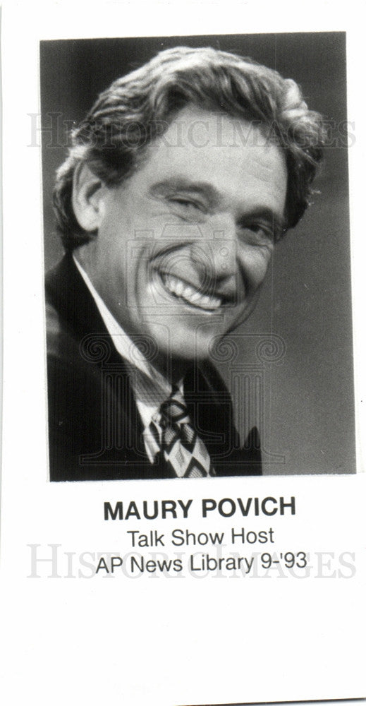 1998 Press Photo Maury Povich Television Personality - Historic Images