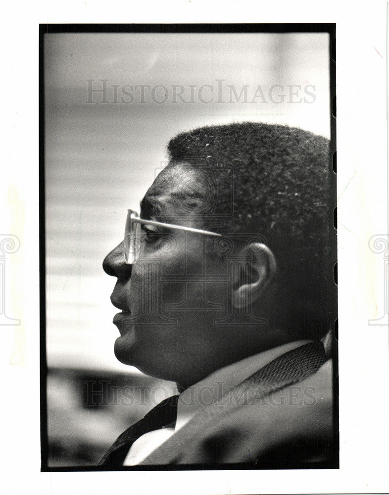 1988 Press Photo Alvin F.Poussaint professor psychiatry - Historic Images