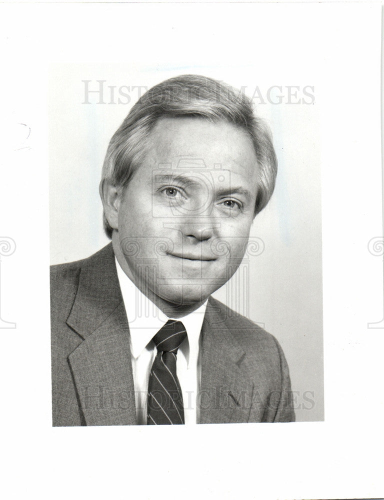 1987 Press Photo Poul W Potter vice president - Historic Images