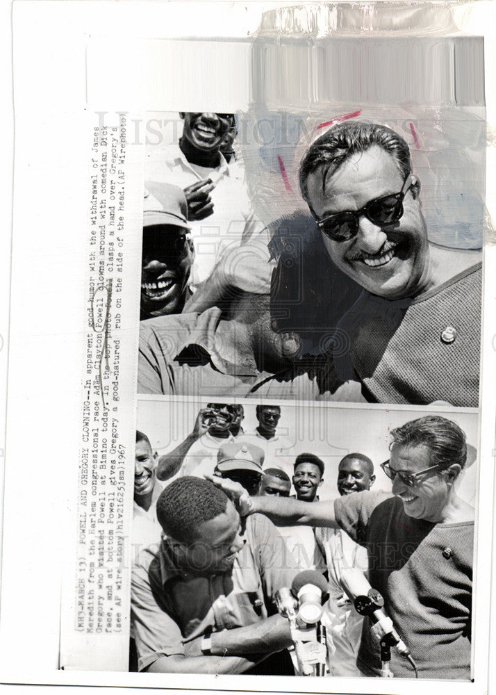 1967 Press Photo Adam Clayton Powell Jr American Pastor - Historic Images