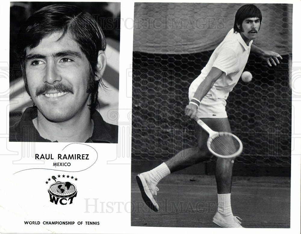 1975 Press Photo Ra?l Ram?rez Tennis Player - Historic Images