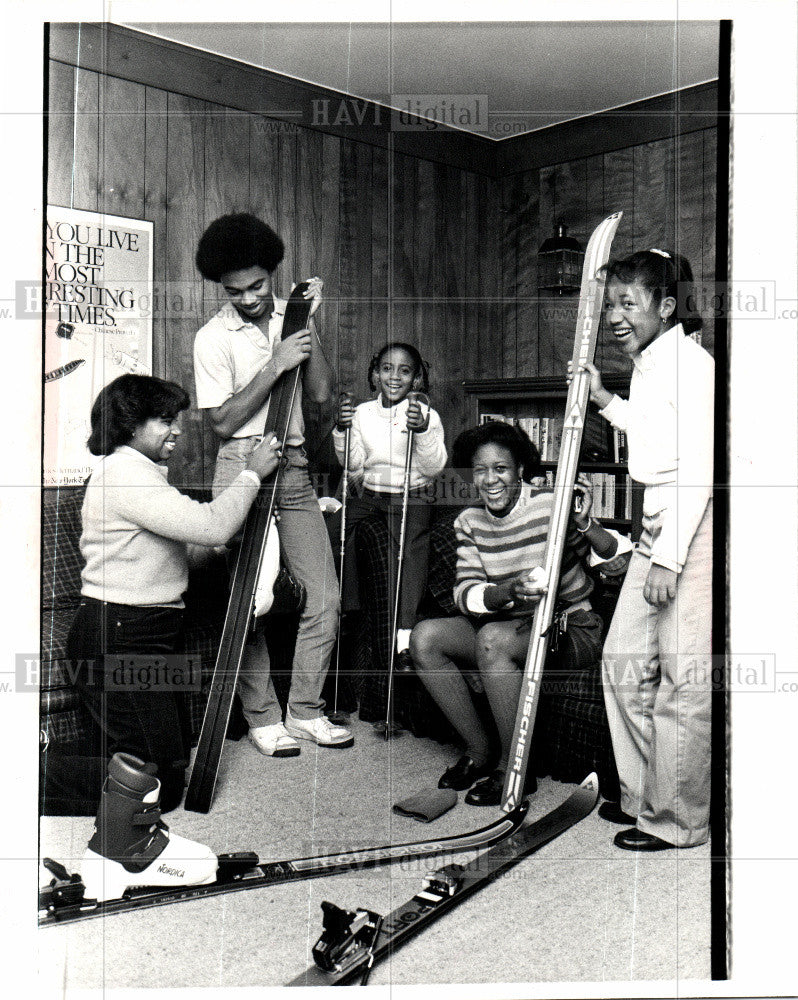 1983 Press Photo social clubs detroit - Historic Images