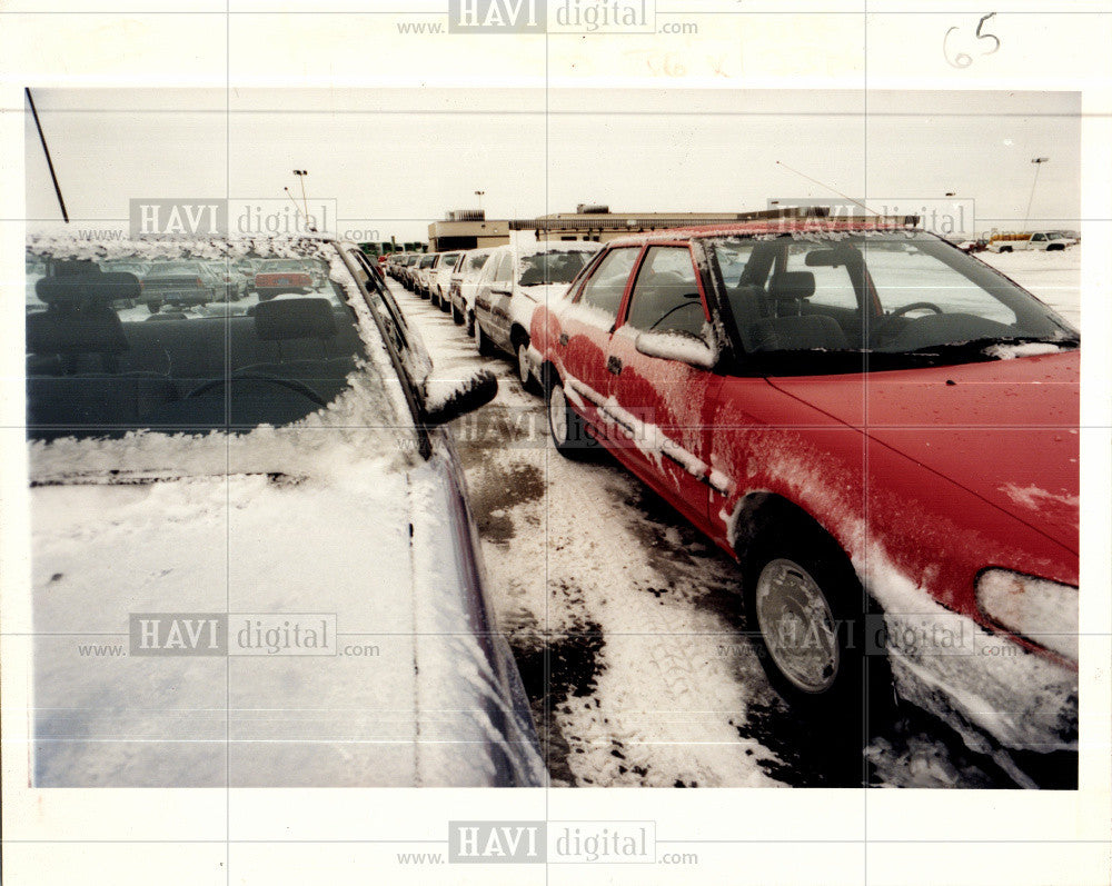 1982 Press Photo Snow storm - Historic Images