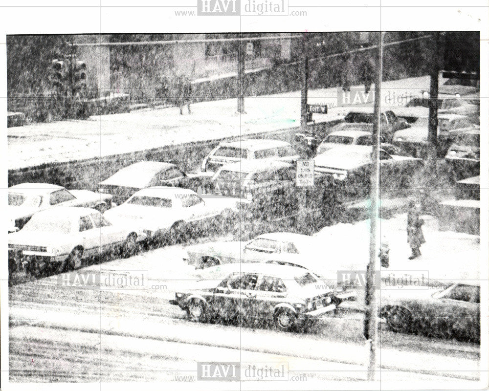 1978 Press Photo Snow Storm of January,1978 - Historic Images