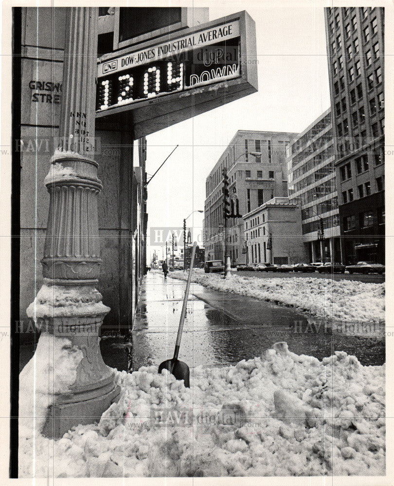 Press Photo Snow crystalline water ice - Historic Images