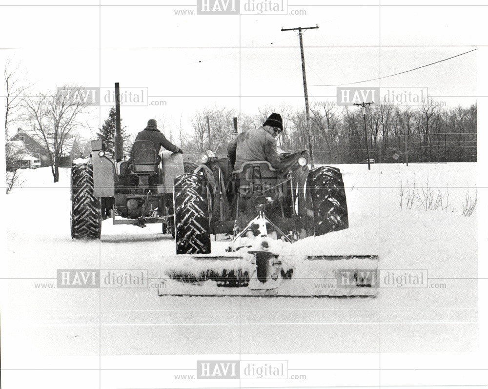 1978 Press Photo snow plow - Historic Images