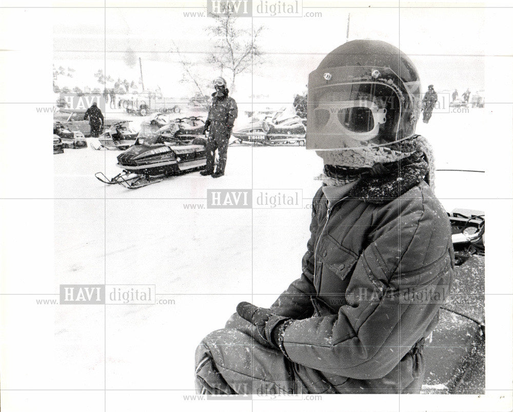 1979 Press Photo Snowmobile - Historic Images