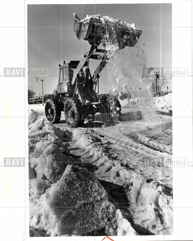 1978 Press Photo Snow - Historic Images