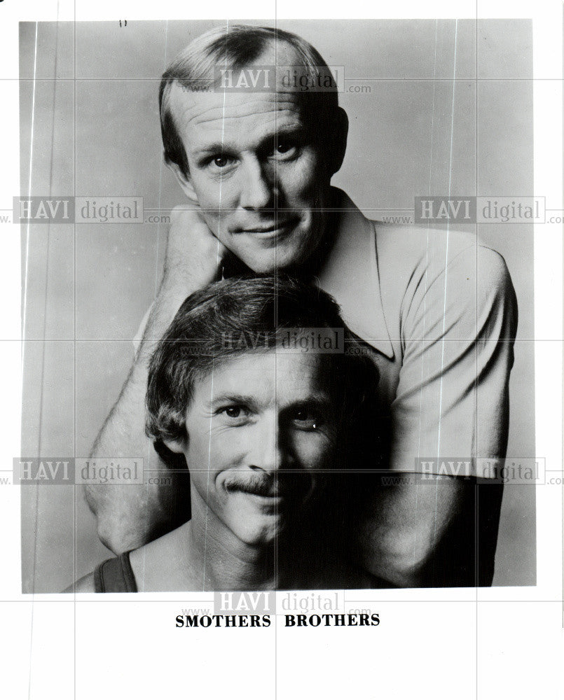 1983 Press Photo Smothers Brothers American comedians - Historic Images