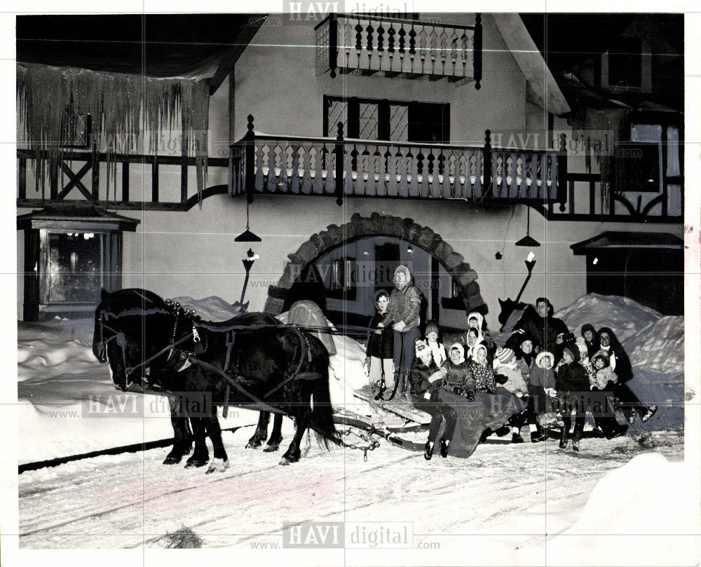 1967 Press Photo sleigh Boyne Highland - Historic Images