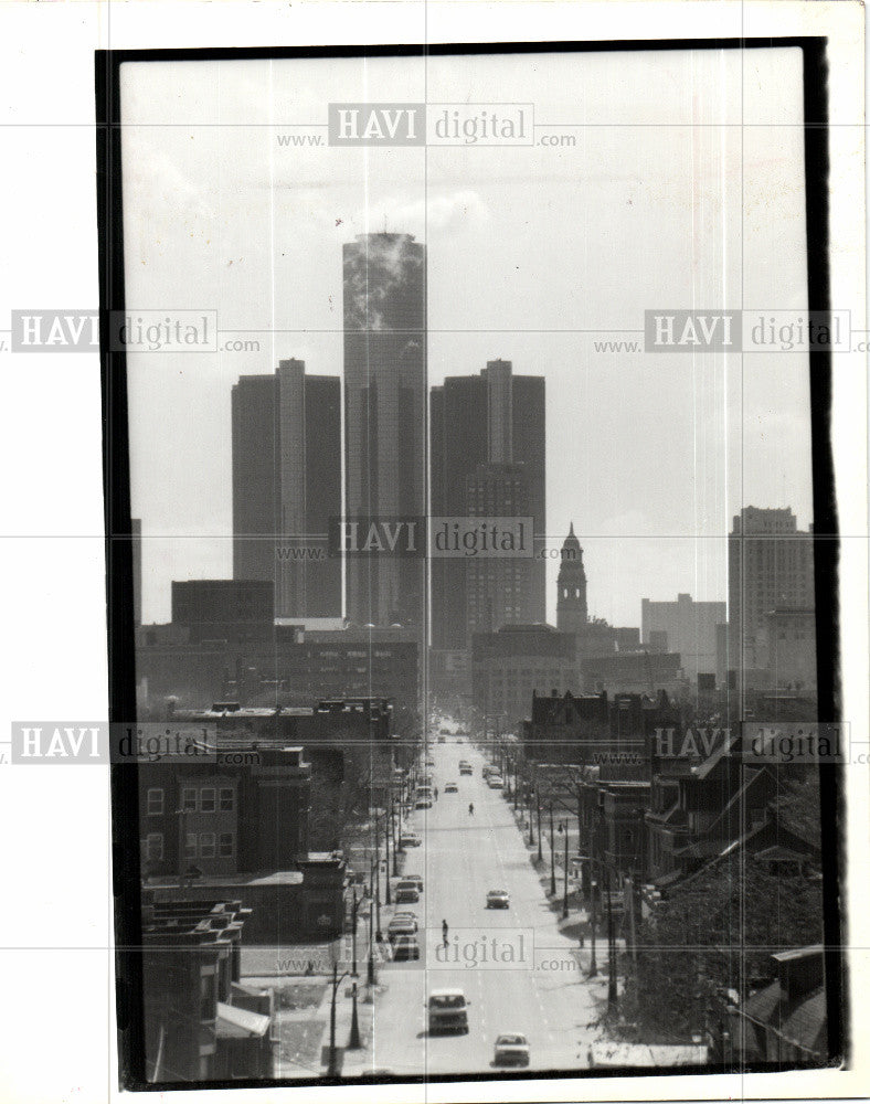 1989 Press Photo Skyline - Historic Images