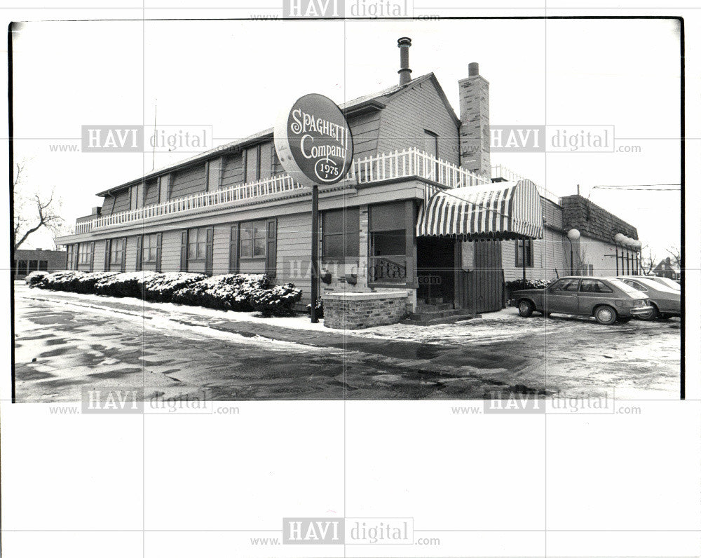 1981 Press Photo Restaurant- Barkley's Spaghetti Compan - Historic Images