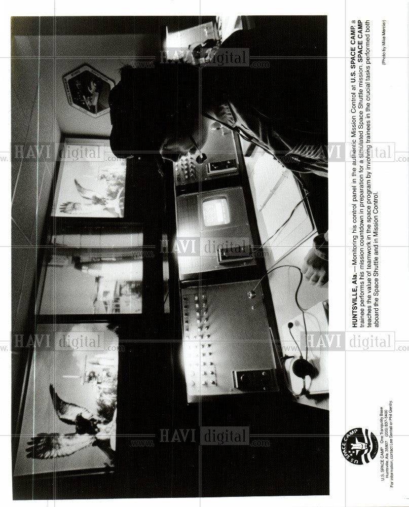 Press Photo Space Camp U.S - Historic Images