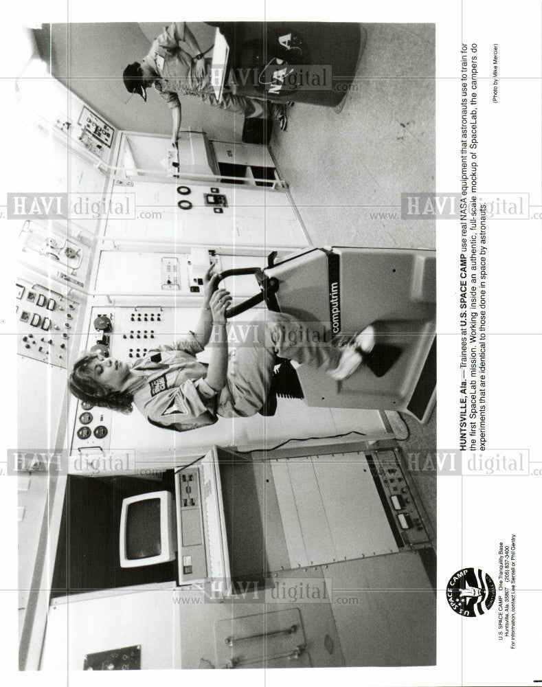 Press Photo U.S. Space Camp Alabama - Historic Images