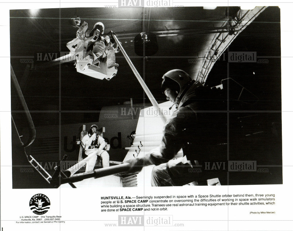 1988 Press Photo Space Camp U.S - Historic Images