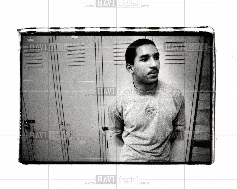 1991 Press Photo Moises Rodriguez western high school - Historic Images