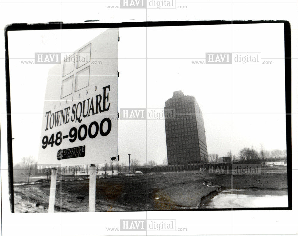 1992 Press Photo office tower development construction - Historic Images